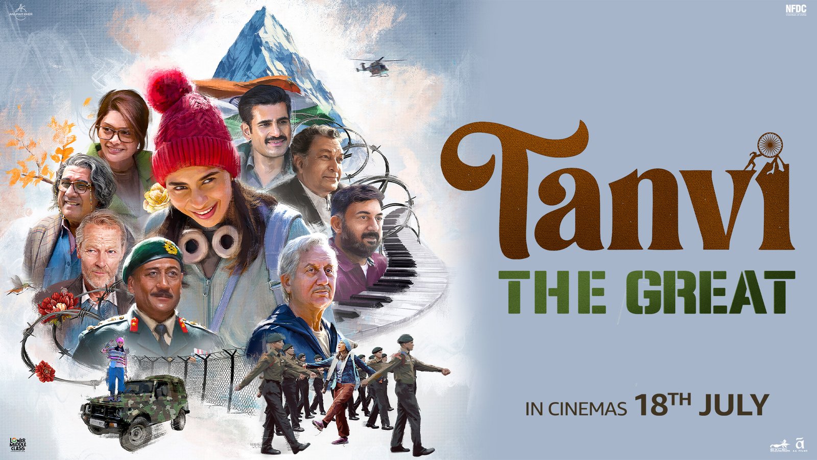 Soche Aasma - Tanvi The Great | Anupam Kher & Shubhangi | Raj Pandit | M.M. Keeravaani |Kausar Munir