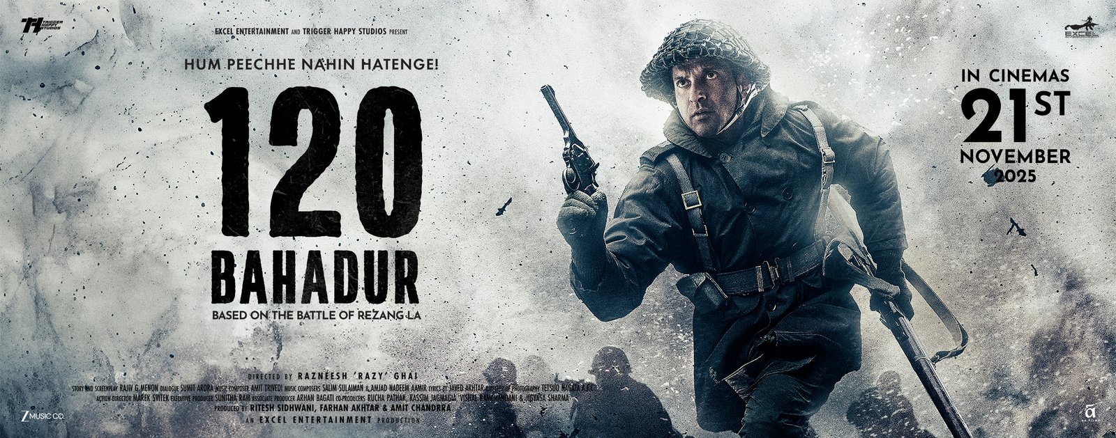 120 Bahadur | Official Trailer | Farhan Akhtar | Raashii Khanna | 21st November